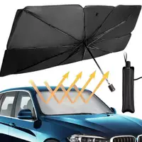 Сонцезахисна шторка – парасолька на лобове скло в авто 75смх145см