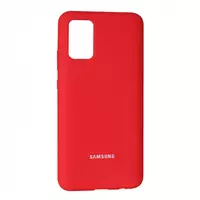 Original Silicone Cover Case Samsung A02S — Neon Pink