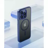 Rock Guard Anti-drop Series TPU Case with Magsafe iPhone 15 Pro — Titanium Blue