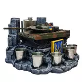 Штоф Leopard 2A6 №1 декоративна підставка, тематичний Міні Бар