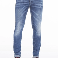 Мужские джинсы слимы голубые CIPO & BAXX