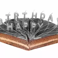 Свечи "Happy Birthday" (серебро) 5-71401