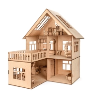 Кукольный дом с пристройкой "MODERN HOUSE" 56*66*50 см