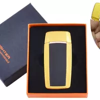 USB запальничка в подарунковій упаковці Тигр (Спіраль розжарювання) №HL-55 Gold