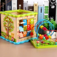 Детская развивающая деревянная игрушка уникуб подарок для мальчика и девочки