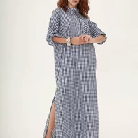Класична пряма сукня з бавовняної тканини 270342, 56/58 (270342s5658)