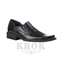 Туфли мужские KROK кожанные на каблуке 43 черные 1-221R
