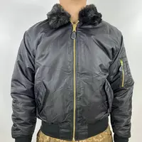 Куртка Brandit MA2 jacket fur чорна
