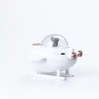 Зволожувач повітря для дитячої кімнати Літачок 220 мл, білий
