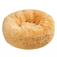 Лежак із знімною подушкою Red Point Donut Абрикосовий d 60 см