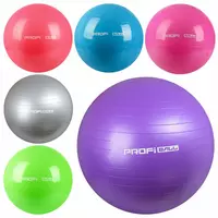 М'яч для фітнесу MS 0384 6 кольорів, кул., 85 см