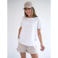 Женская хлопковая футболка Teamv Базовая Белая