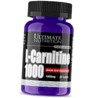 Карнитин, L-Carnitine 1000, Ultimate Nutrition  30таб (02090009)