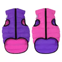 Двусторонняя курточка для собак Airy Vest розово-фиолетовая XS30