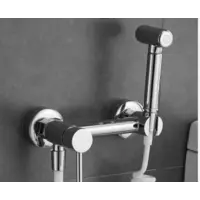 Гігієнічний душ для унітазу латунний WanFan змішувач для біде настінний зі шлангом Хромований