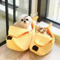 Будиночок для котів та собак у формі банана, розмір М